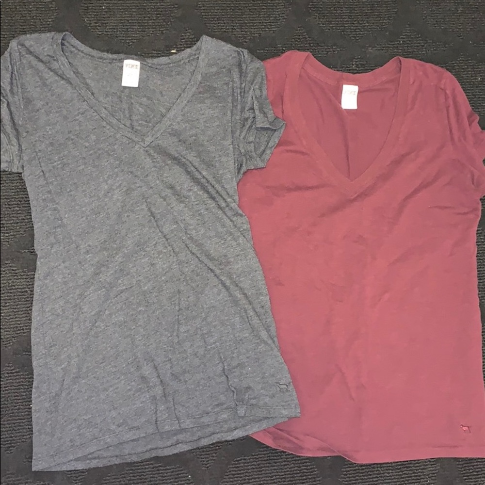 2 VS PINK V NECKS